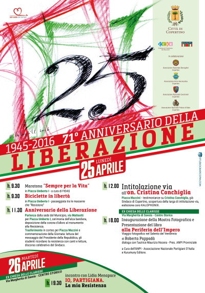 1945–2016   71° Anniversario della Liberazione - Lunedì 25 A...