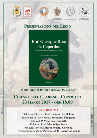 FRA GIUSEPPE DESA DA COPERTINO - PROCESSO NERETINO DI BEATIFICAZIONE (1664)