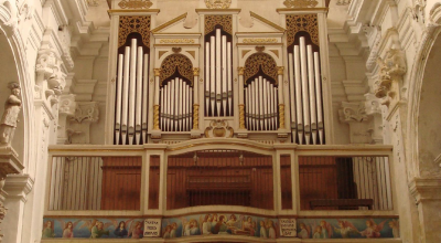 Francesco Scarcella inaugura l’organo di S. Chiara a Copertino