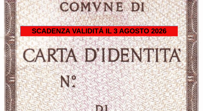Cessazione validità Carta d’Identità cartacea al 3 Agosto 2026