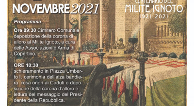 4 novembre 2021 GIORNATA DELLA UNITA' D'ITALIA E DELLE FORZE ARMATE