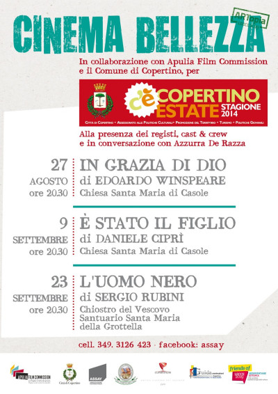 CINEMA BELLEZZA per C’È Copertino Estate 2014 