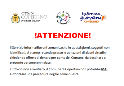 COMUNICAZIONE IMPORTANTE