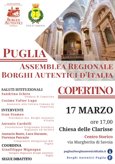 ASSEMBLEA REGIONALE BORGHI AUTENTICI D'ITALIA