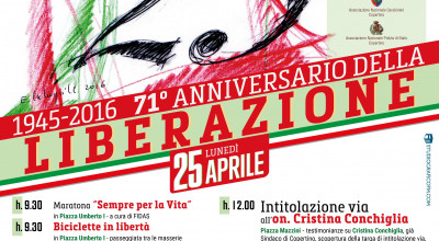 1945–2016   71° Anniversario della Liberazione - Lunedì 25 A...