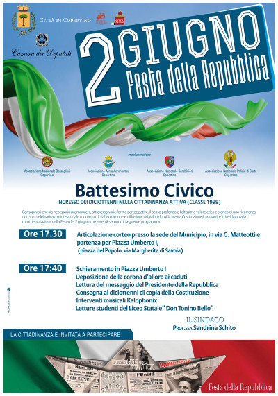 2 Giugno 2017 - Festa della Repubblica - Invito