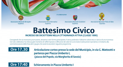 2 Giugno 2017 - Festa della Repubblica - Invito