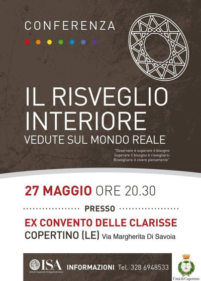 CONFERENZA IL RISVEGLIO INTERIORE