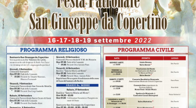 Festeggiamenti in onore di San Giuseppe da Copertino.