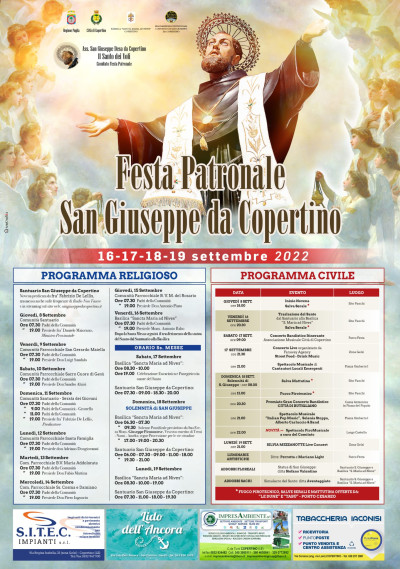 Festeggiamenti in onore di San Giuseppe da Copertino.