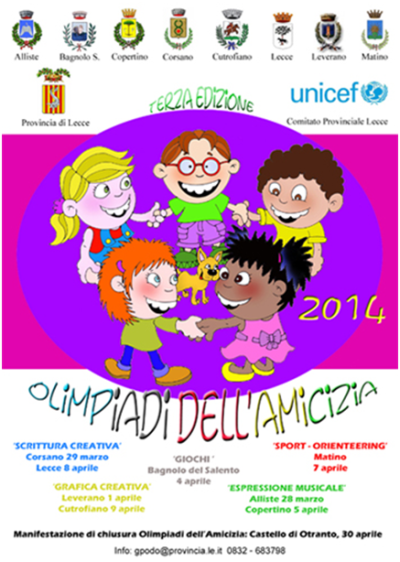 OLIMPIADI DELL’AMICIZIA 2014 - 3^ EDIZIONE