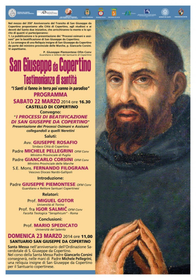 San Giuseppe da Copertino – Testimonianze di Santità – I S...