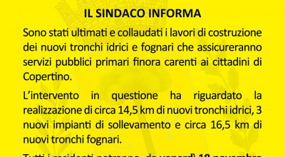 Nuovi allacci alla rete idrica e fognaria. Domande dal 18 novembre 2022 