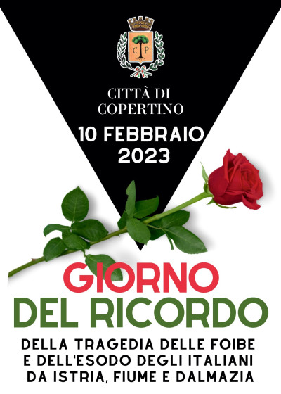 Venerdì 10 febbraio 2022 : commemorazione della tragedia delle foibe 