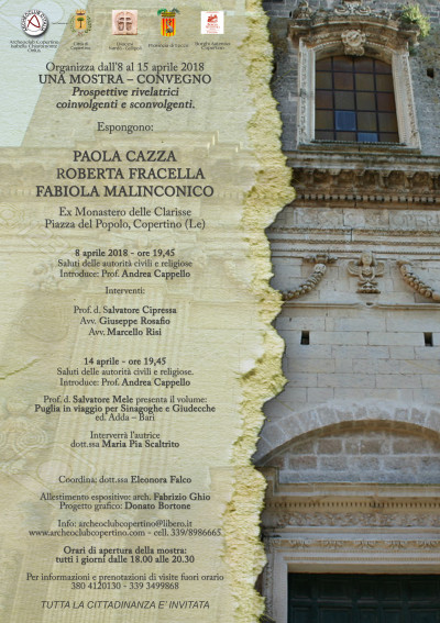 MOSTRA - CONVEGNO  8-15 Aprile 2018  Ex Monastero Clarisse Prospettive ...