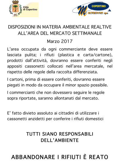 ABBANDONARE I RIFIUTI E' REATO